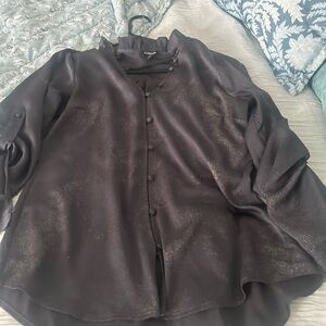 Express  black sparkly  blouse